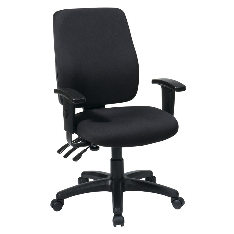 Work Smart Drafting Chair, Icon - Black, Included