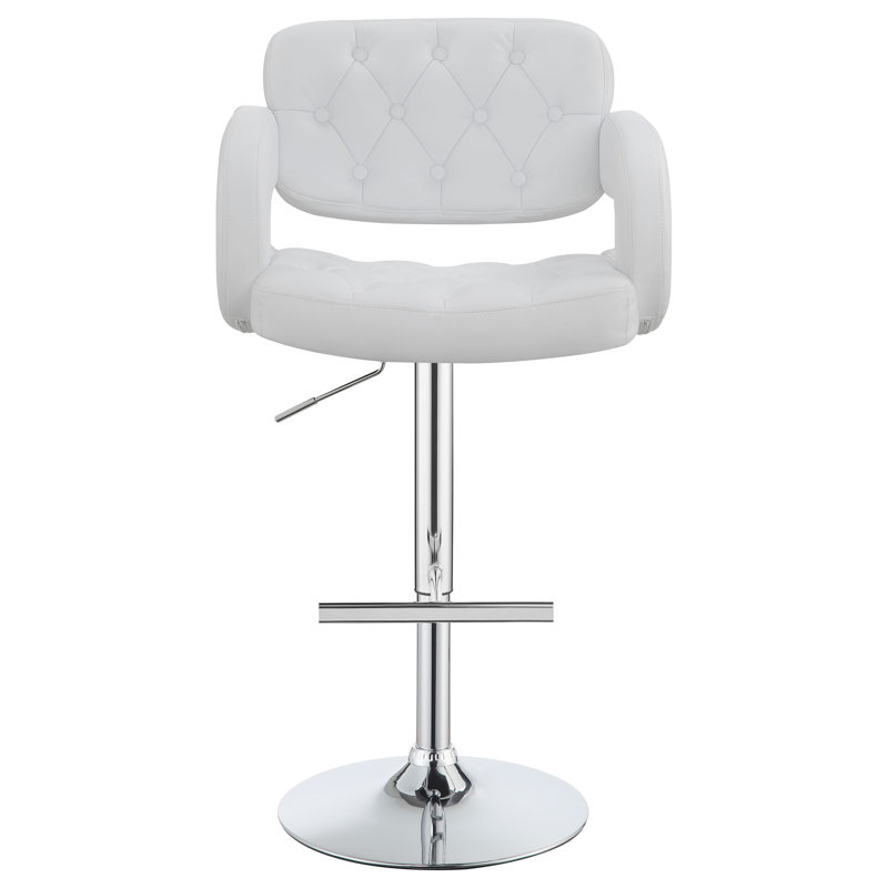 Tabouret de bar Brandi, Blanc
