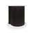 Arsento End Table With Fluted Pedestal Storage Base