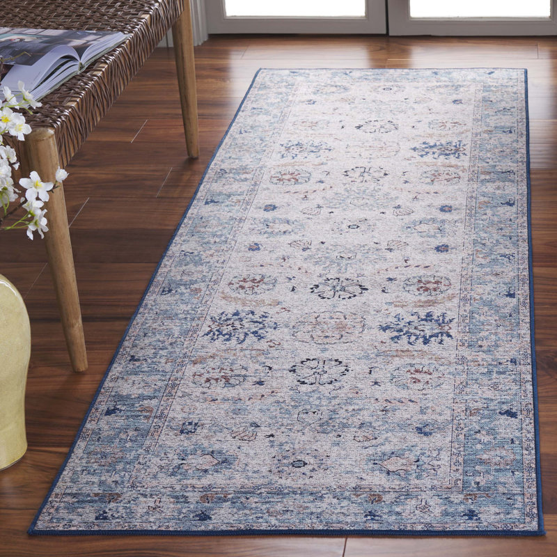 Kerge Tucson Performance Machine Washable Southwestern Rug, Runner 2'6" x 8'