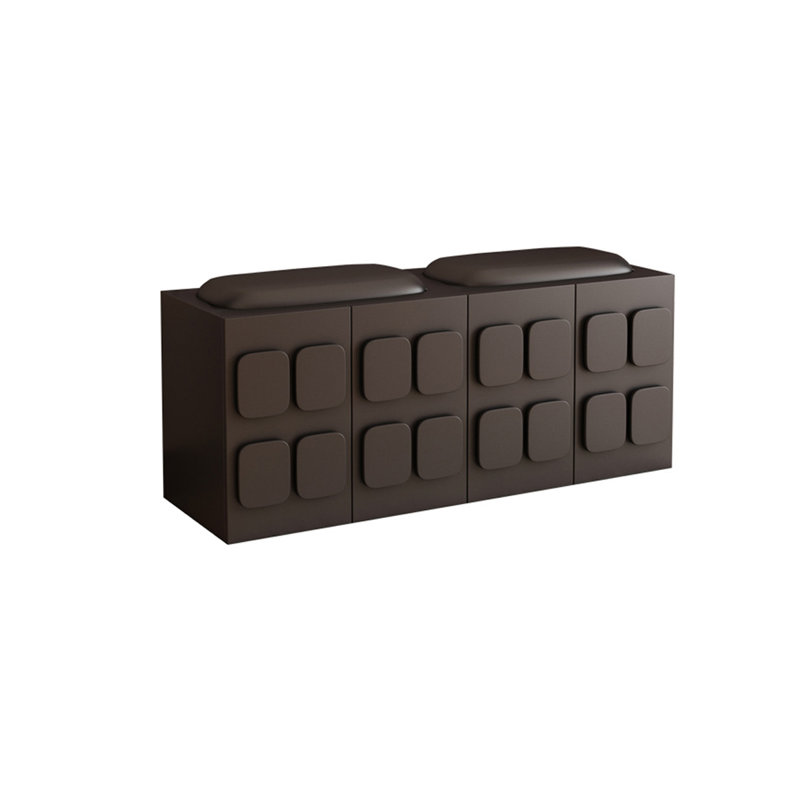 French Fashion Upholstered Shoe Storage Bench