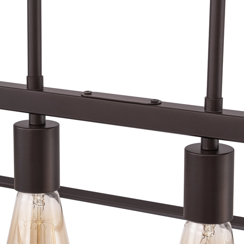 Lustre rectangulaire 6 lumières