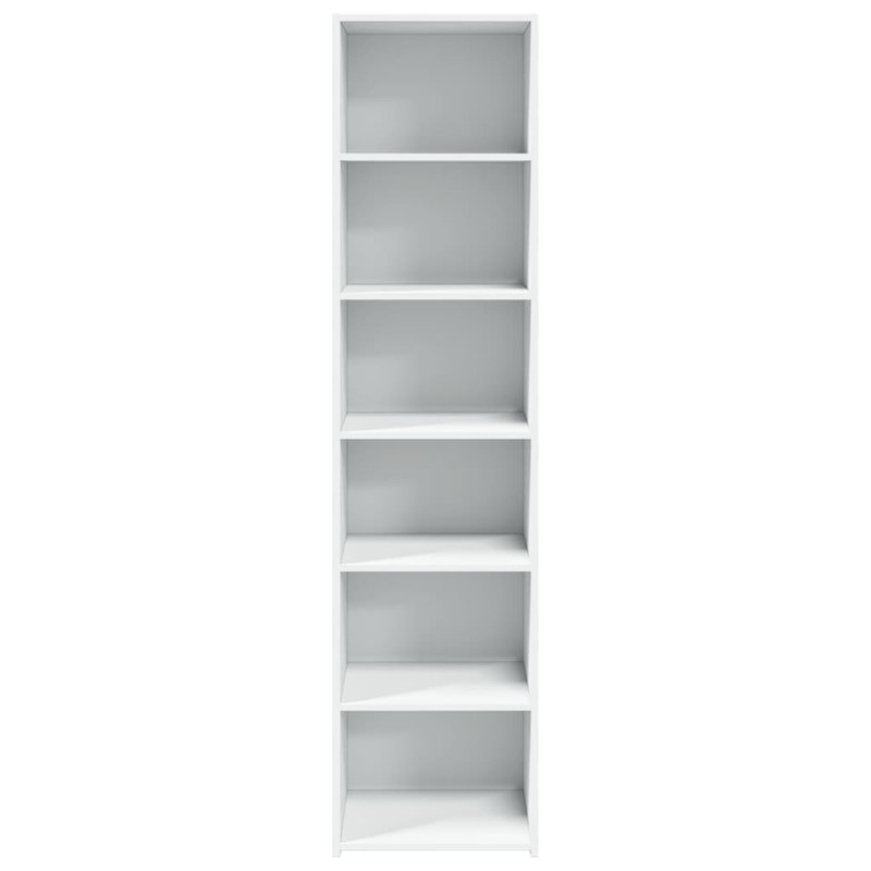 Vidaxl highboard made of wood, White, 185cm H x 45cm W x 41cm D