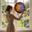 Panneau de vitrail 12 "H Sun and Moon-1523923296