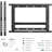 ONKRON Single Screen Wall Mount