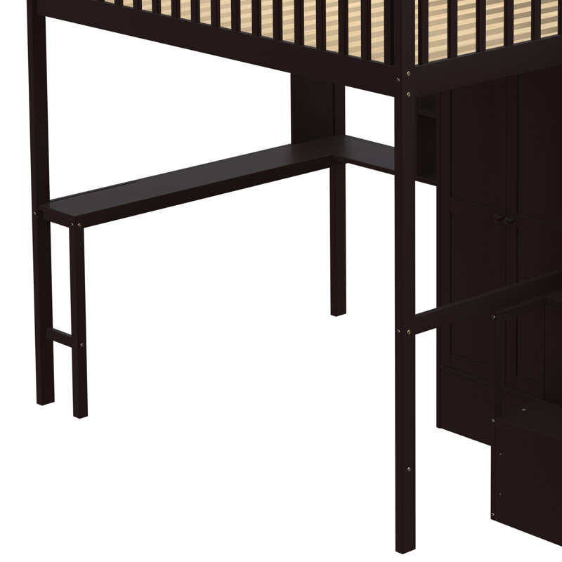 Lit mezzanine double Penington Kids, Espresso