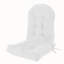 Coussin de chaise intérieur/extérieur résistant aux UV - Imperméable, inaltérable, avec dos élastique et attaches antidérapantes