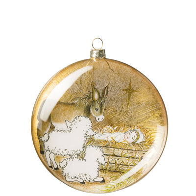 Rosanna 5'' Glass Ball Ornament