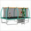 Trampoline rectangulaire 10 x 16 pi pour enfants et adultes, amusement extérieur sécuritaire et durable