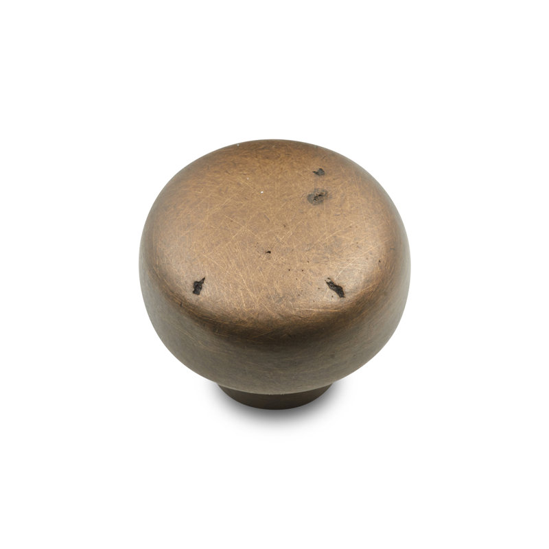CK Series 1 3/8" Diameter Mushroom Knob, Antique English