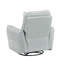Fauteuil inclinable et oscillant en cuir Aqua-134376011