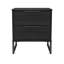 Chaelynn 45cm W Manufactured Wood Bedside Table-952372337