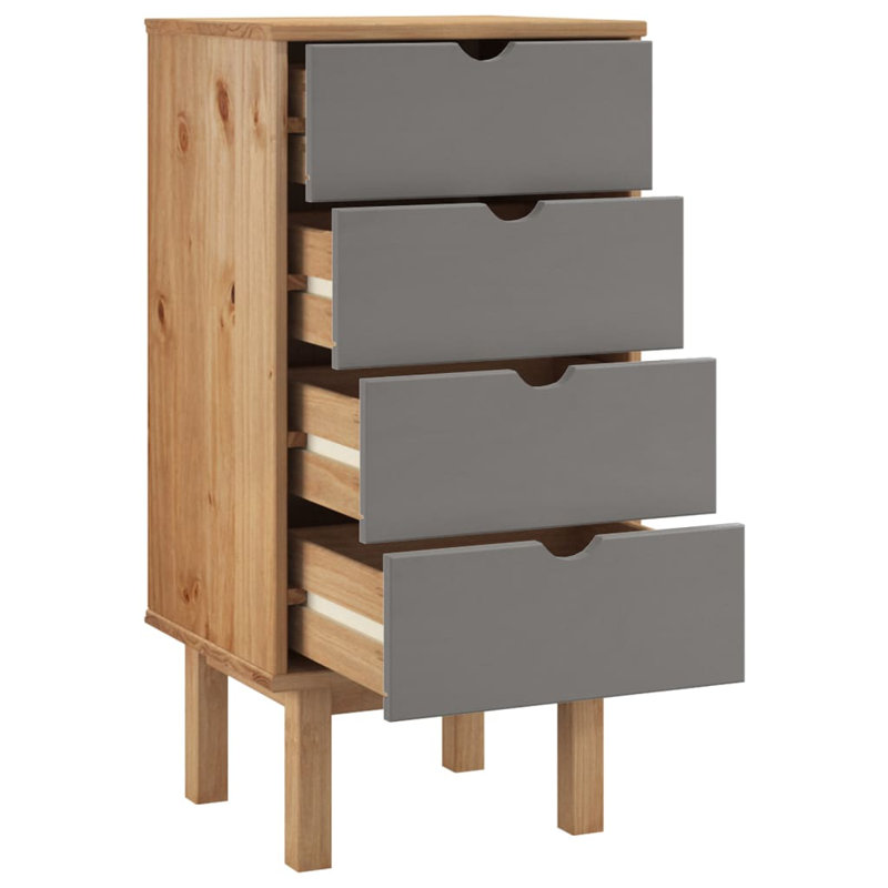 Emler Accent Chest, Natural/Gray