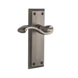 Grandeur Fifth Avenue Plate Privacy with Portofino Lever