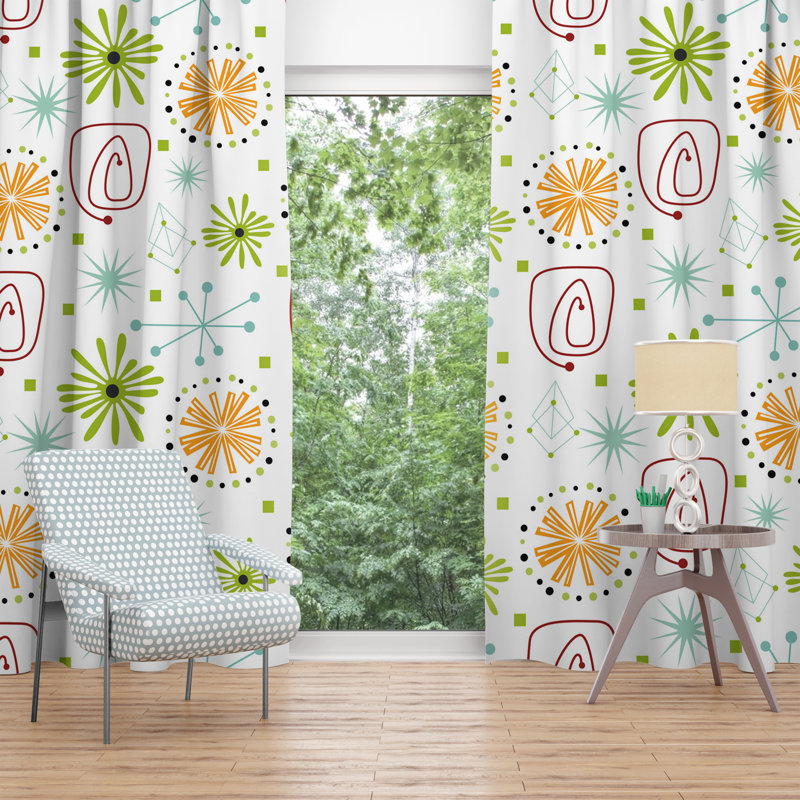 Paire de rideaux obscurcissant en polyester Eccles, L 20 po x H 82 po