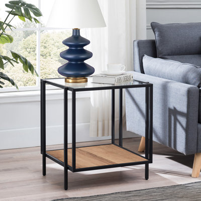 Vireo Glass Top End Table