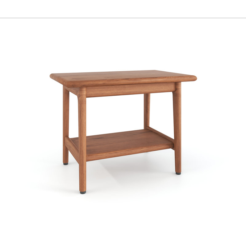 Maluku 24'' W Teak Shower Bench, 18" H x 24" W x 14" D