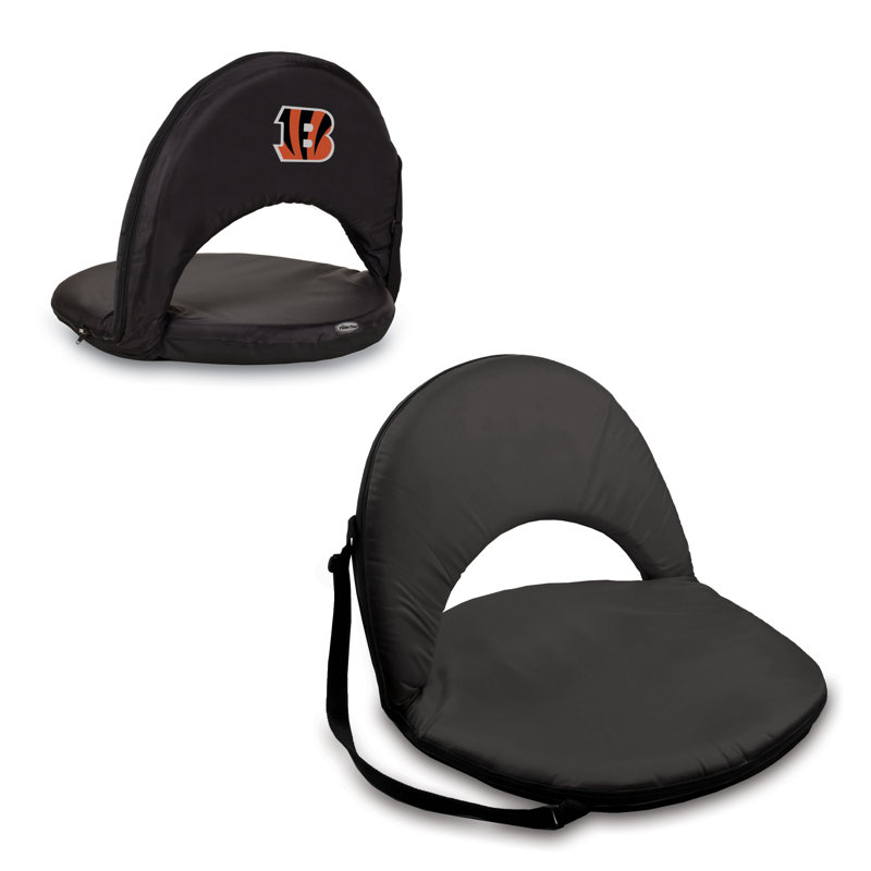 Digital Print Oniva Reclining Folding Stadium Seat, Cincinnati Bengals, Black