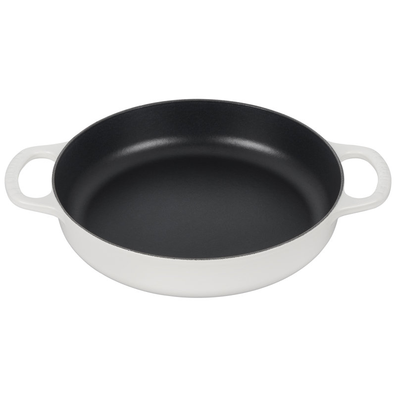 Signature Enameled Cast Iron 11" Everyday Pan, White