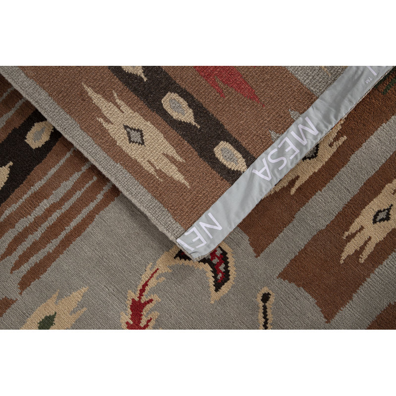 Mesa Wool Southwestern Area Rug, Rectangle 10' x 14'