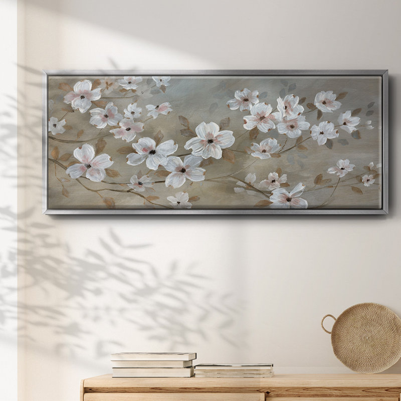 Dogwood Dream - toile encadrée, H 20 po x l 50 po