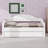Modern Tufted Upholstered Daybed, Velvet Sofabed with Trundle-128930539
