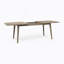 Table de salle à manger d'extérieur extensible en bois d'acacia