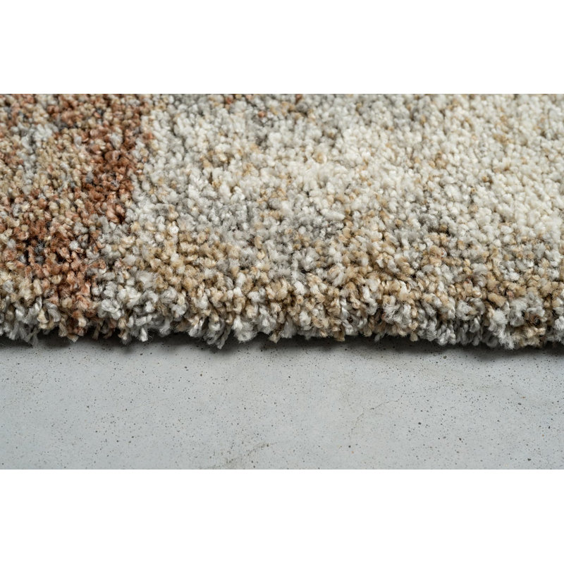 Abstract 120cm X 170cm Area Rug, Brown, Rectangle 80 x 150 cm