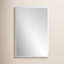 Miroir mural rectangulaire blanc