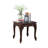 3Pc Dark Cherry Finish Coffee & End Table Set
