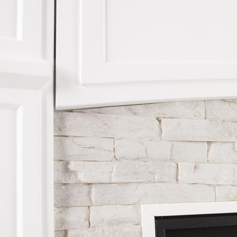 Caldina Darby Home Co 45.75 " W White Electric Fireplace