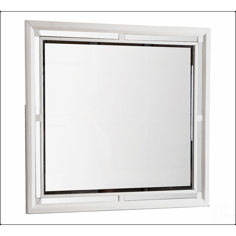 Miroir Glana Furniture Alana G6800-M, champagne argenté