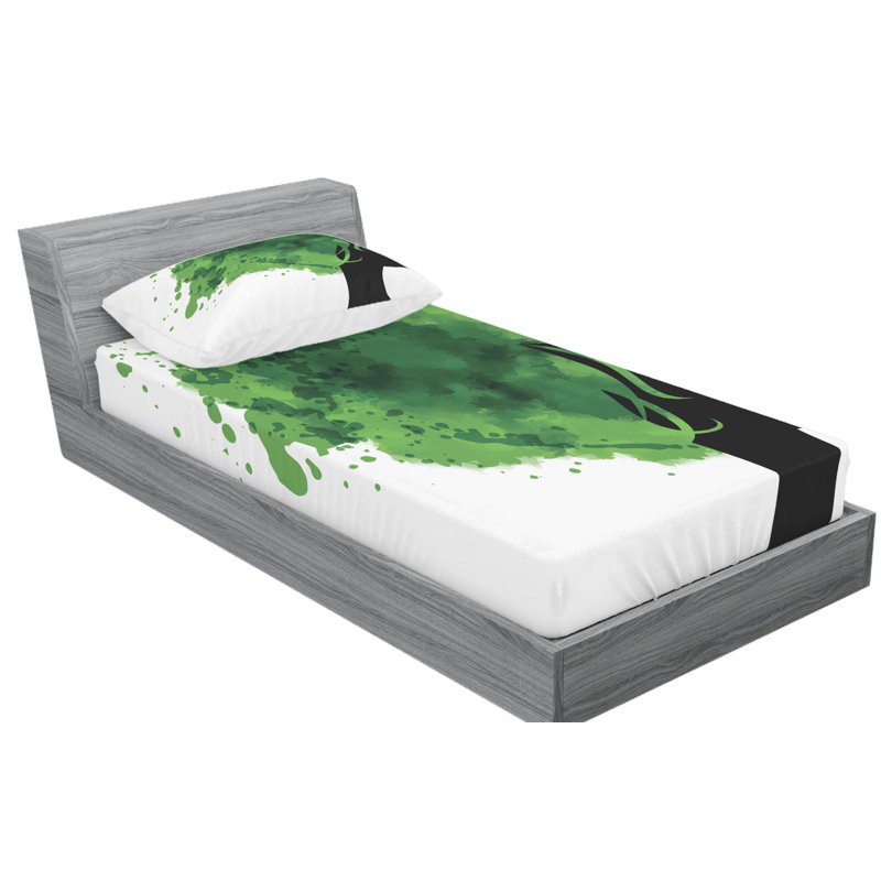Microfiber Sheet Set, Twin Sheet Set with Fitted Sheet