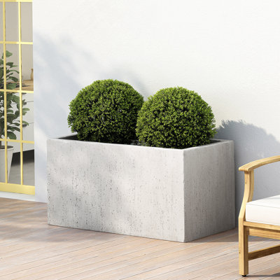 Boîte à fleurs d'extérieur exceptionnelle pour une mise en valeur élégante du jardin