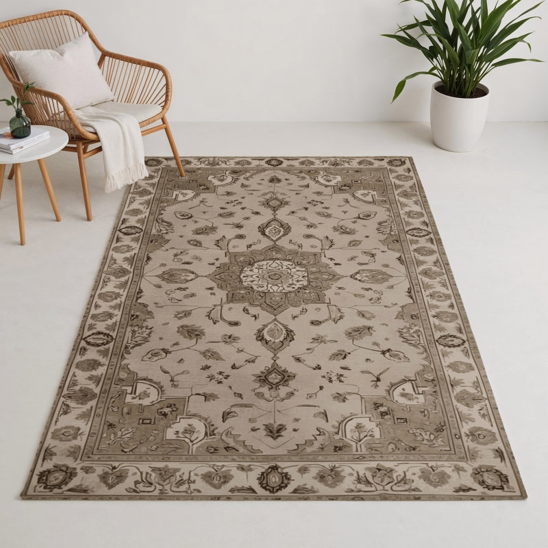 Tapis intérieur et extérieur Tabriz, Rectangulaire 3 pi x 5 pi
