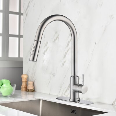 Pull Out Touchless Single Handle Kitchen Faucet -  Naiyafly, YXCABTH9001NS-191