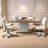 White Oak Extendable Dining Table for 6-10 Guests | 160-200 cm Rustic Charm-1847848740