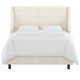 Bernadine Upholstered Wingback Bed