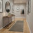 Lina Solid Boho Neutral Machine Washable Dark Green Area Rug-615701462-614911207