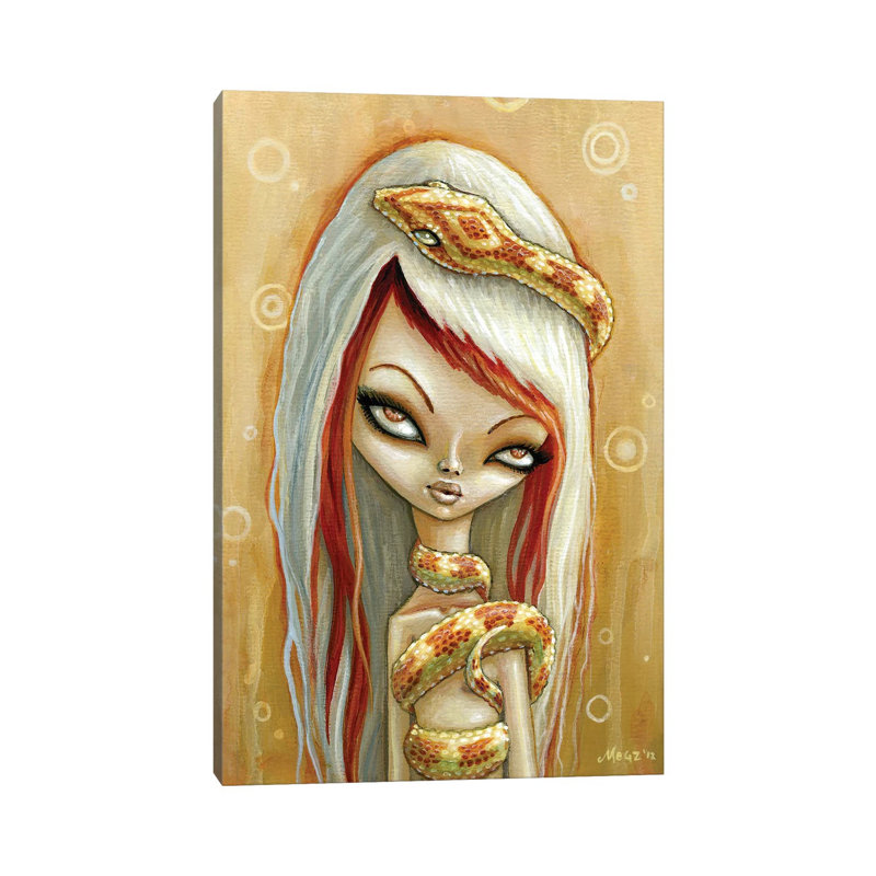 Sun Glow by Megan Majewski - Wrapped Canvas Painting, 30.48cm H x 20.32cm W x 1.91cm D
