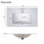 Meuble-lavabo de 30 po avec lavabo en céramique, porte à fermeture en douceur avec tablette intégrée, tiroir profond + tiroir standard + grand tiroir, grand espace de rangement