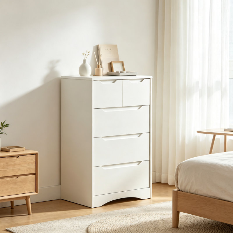 60 cm W Chest of 5 Drawers