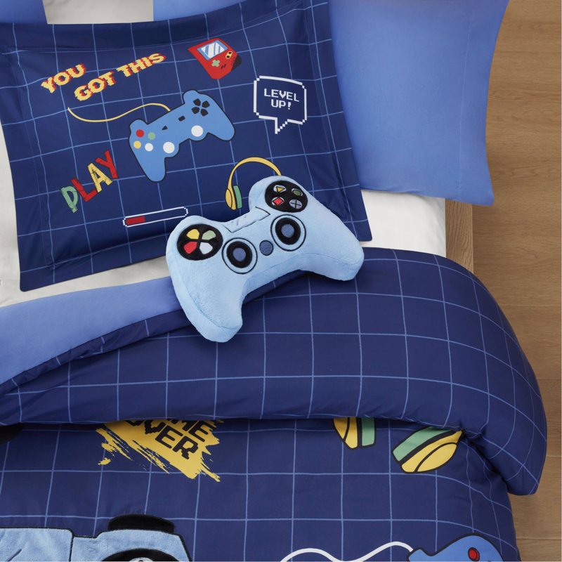6-Piece Queen Comforter Set,Navy