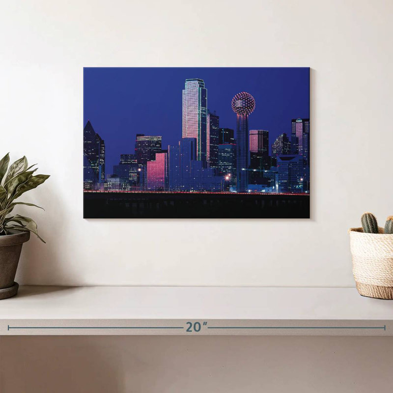 Silhouette pittoresque de Sirci, Dallas, H 8 po x l 12 po