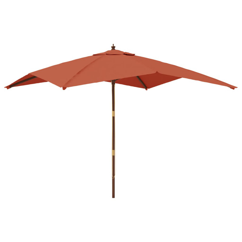 Baheerathan 300cm Market Parasol, Terracotta