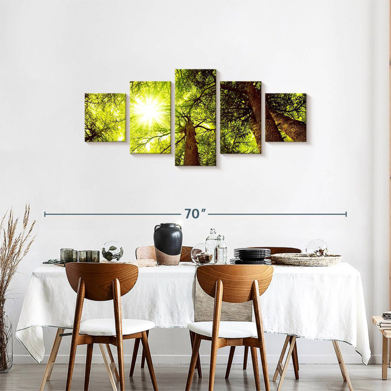 Harnek Sunlit Cedar Forest, 24" H x 55" W