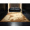 Tapis oriental doux et moelleux à motif de carte du monde avec affiche beige et brun