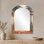 Miroir mural Farmhouse - Whispering Forest Edge Sunset, impression sur métal