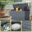 82 Gallons Water Resistant Resin Lockable Deck Box-95256562