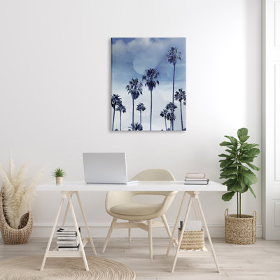 «Tall Tropical Pine Trees», impression monochromatique